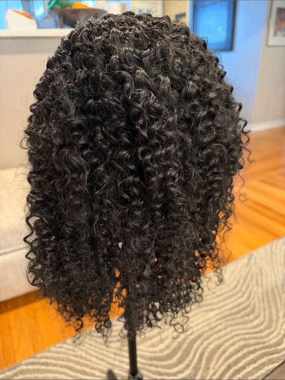 20” Synthetic‎ Kinky Curly 3-in-1 Half Wig 200% Density #067